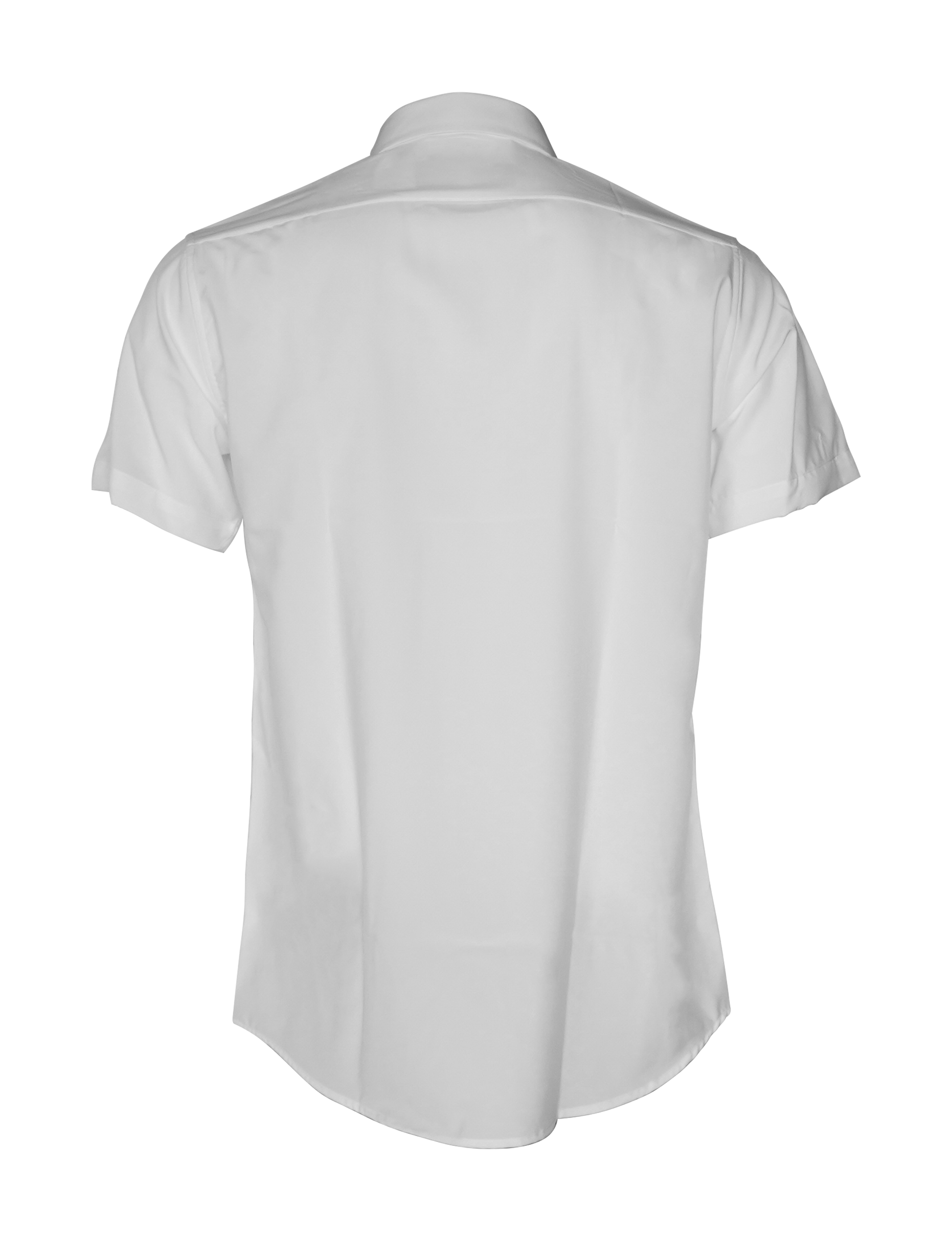 White Short Sleeve button up