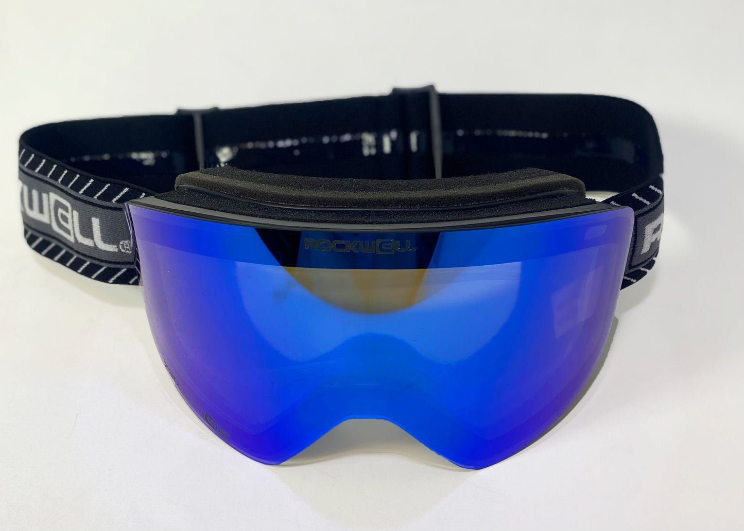 zermatt Blue lens goggles